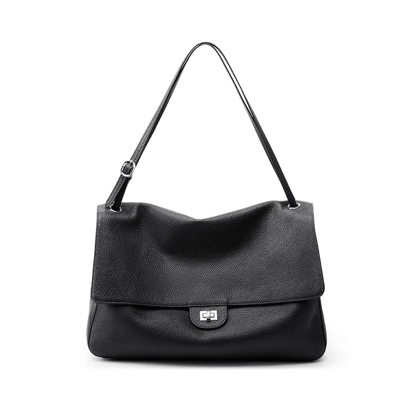 SOERA Miriam Elephant Cowhide Crossbody - Bag - SOERA-999619-DEF-OS-09700 Black