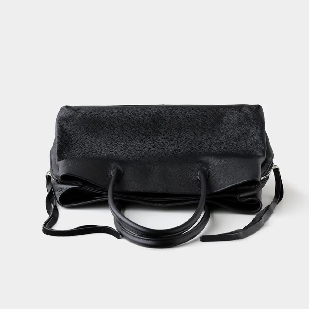 SOERA Miriam Multi-Compartment Shoulder Tote Bag - Bag - SOERA-662019-BLA-L-22083 Black Large 38x20x23 cm