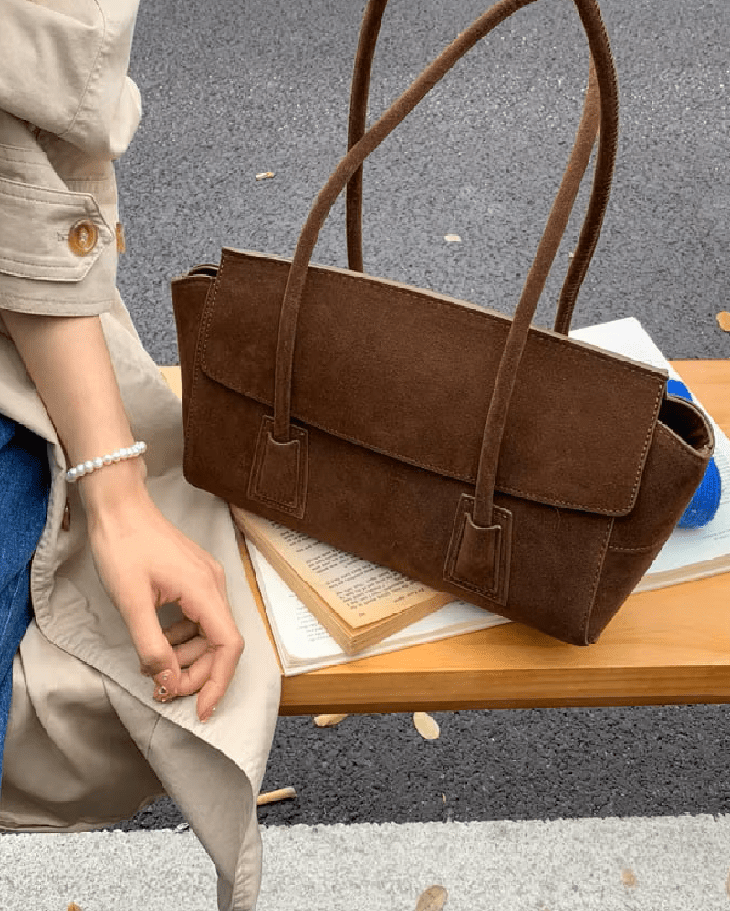 SOERA Nicole Vintage Suede Crossbody Bag - Bag - SOERA-595523-RED-OS-53859 Red