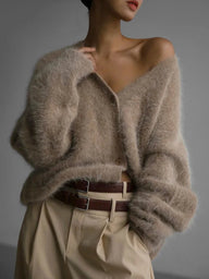 Cardigan lavorato a maglia Terry Cozy