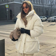 Cappotto Padded Emily con Collo alla Coreana