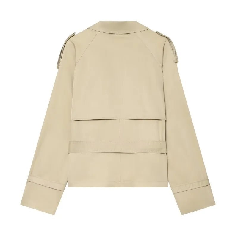 SOERA Teresa British Belted Trench Coat - Coat - SOERA-920451-KHA-M-18403 Beige M