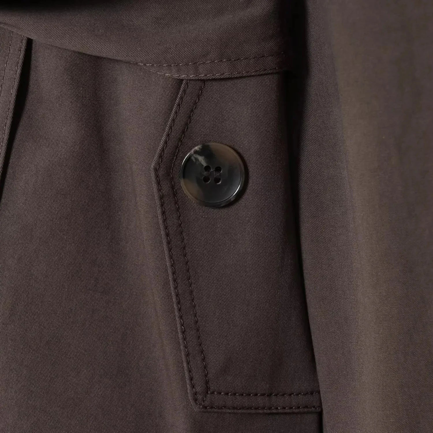 SOERA Alianna Belted Short Trench Coat - Coats & Jackets - 1005010525106371-;Ub1773466489348983067 Brown XS