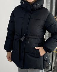 Cappotto con Cappuccio e Lacci Lorna