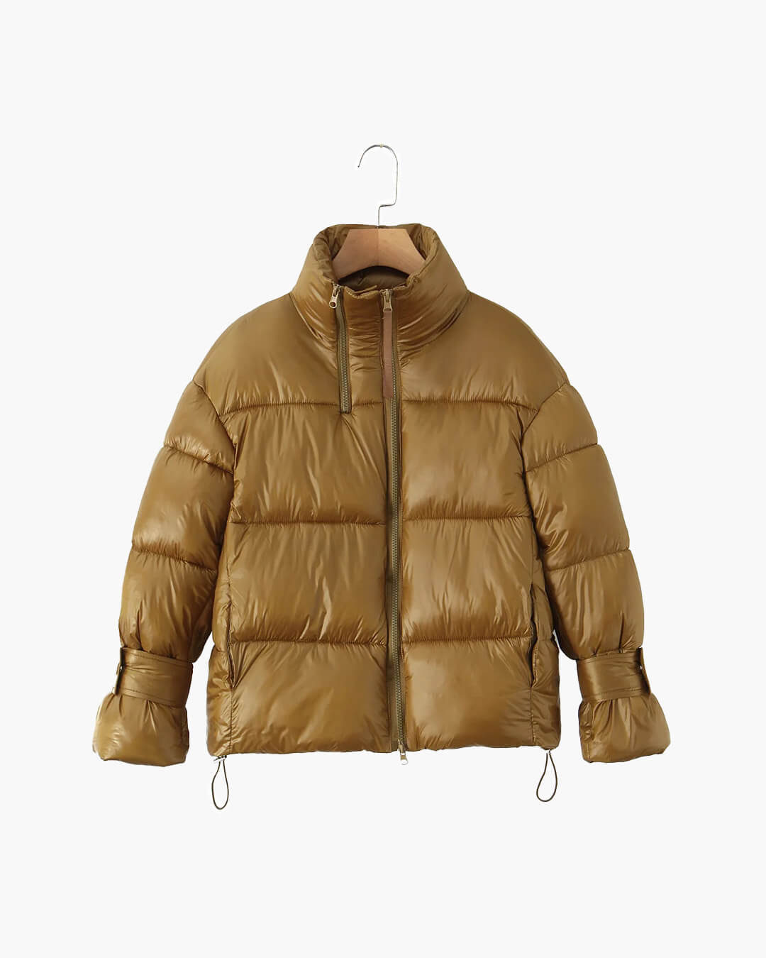 SOERA Olivia Shiny Puffer Jacket - Coats & Jackets -  Gold M