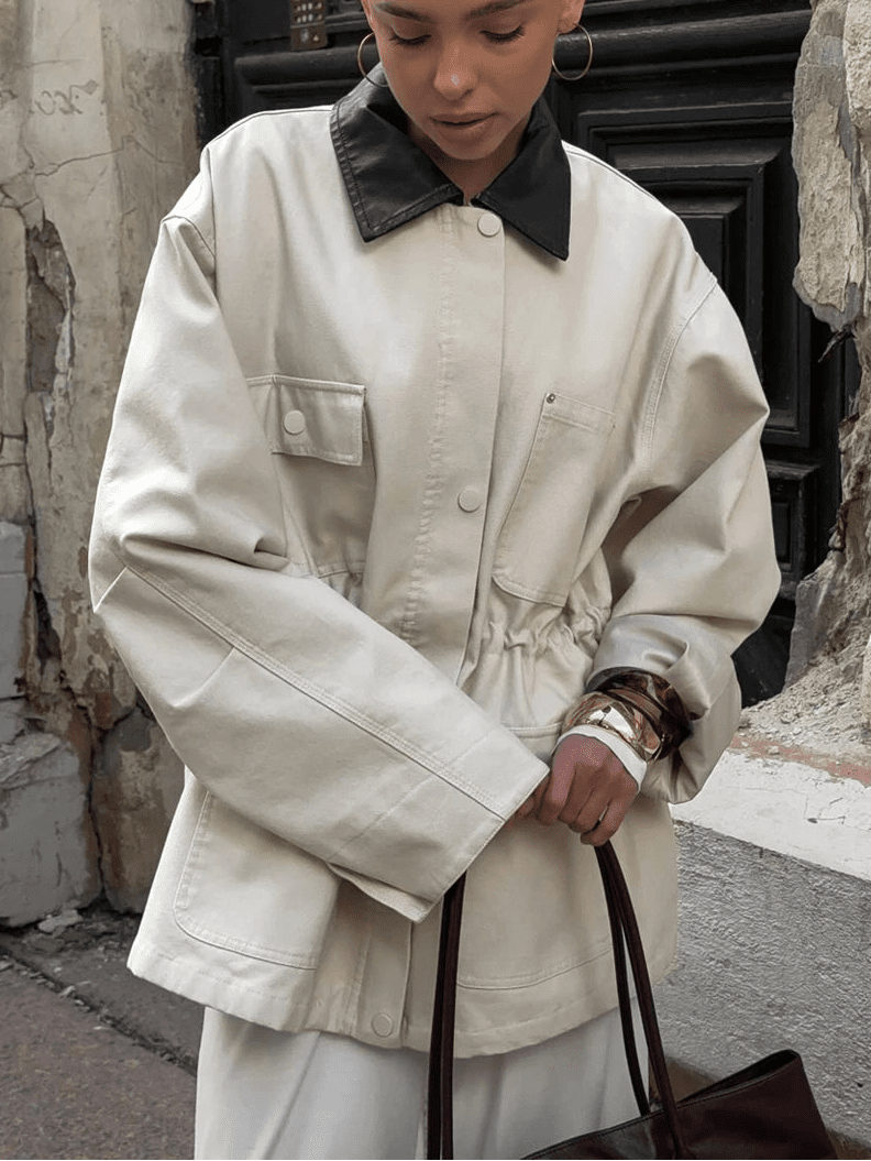 SOERA Therese Drawstring Oversized Jacket - Coats & Jackets - 1005009730915526-;pm1772722482333290780 S