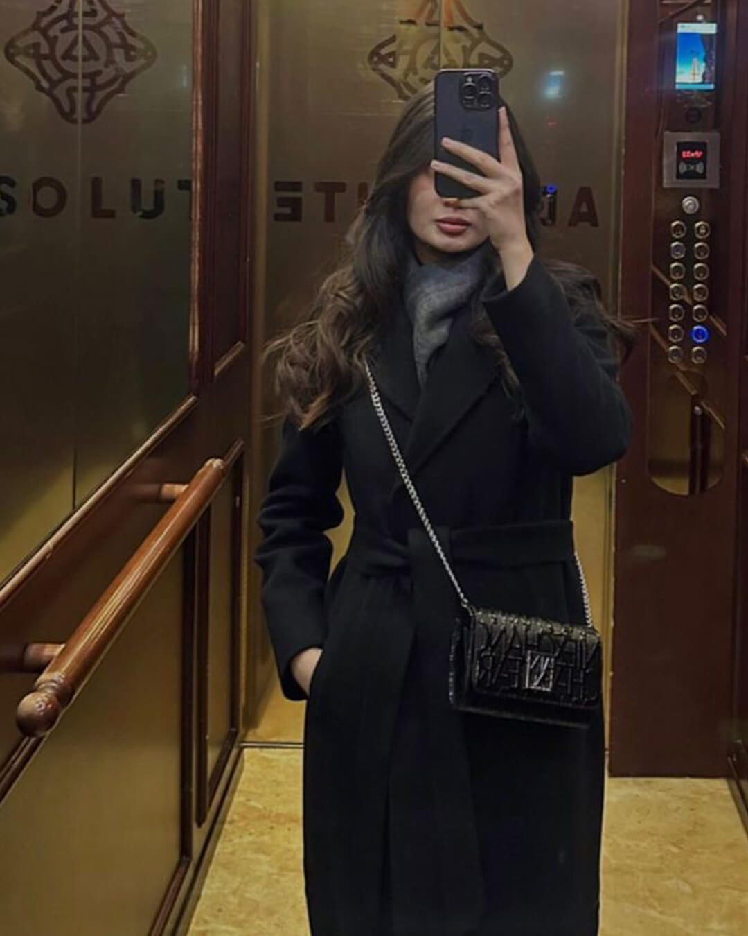 SOERA Maria Double-Breasted Long Coat - Coats - SOERA-278275-BLA-XS-86563 Black XS