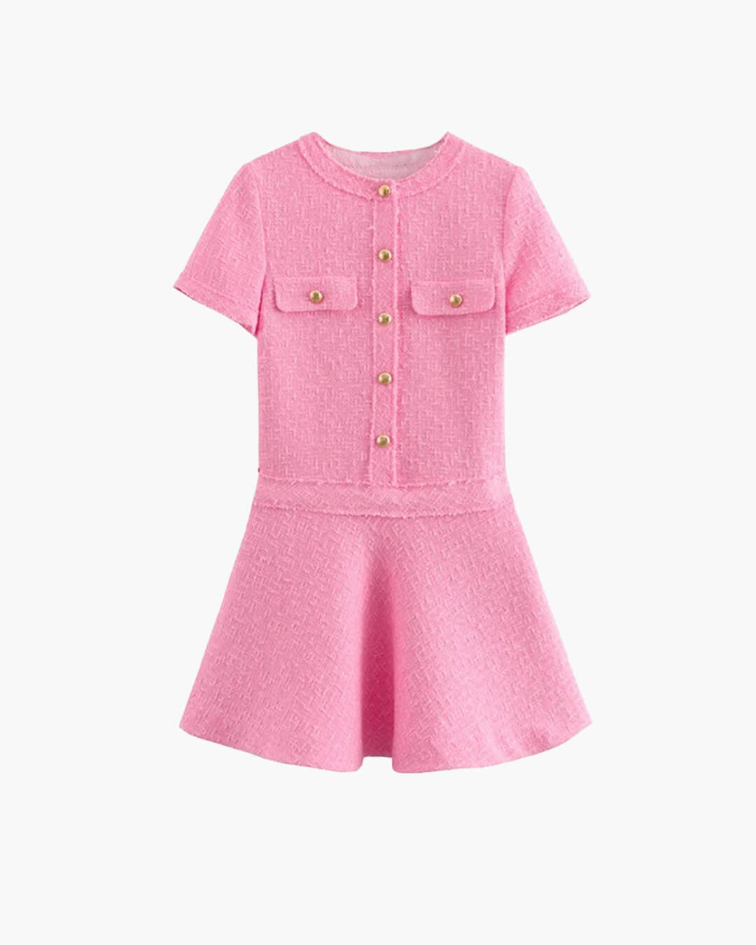 SOERA Beatrice Slim Fit Summer Dress - Dress -  Pink L