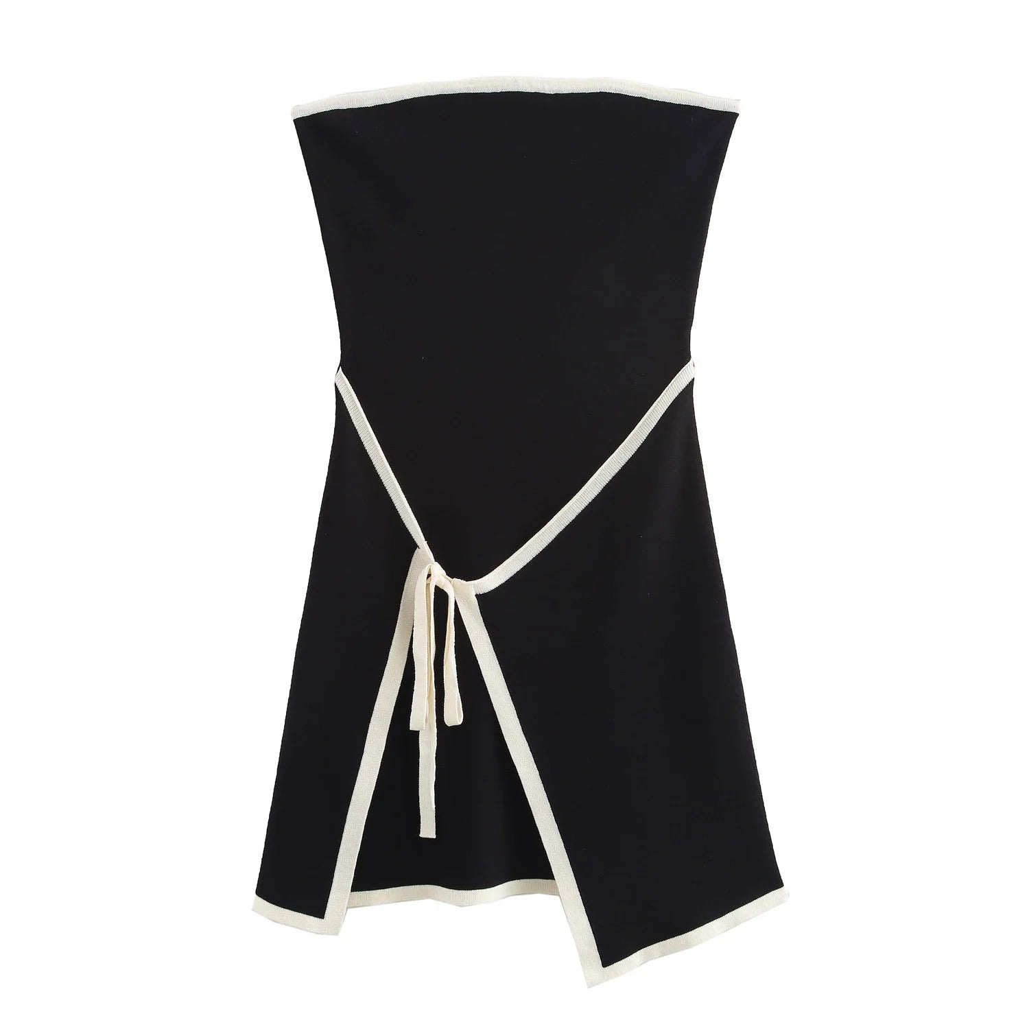 SOERA Celeste Backless Lace - Up Mini Dress - Dress -  Black XS