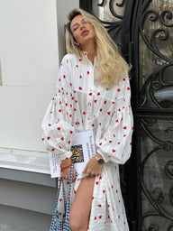 Vestito midi a trapezio Sophia