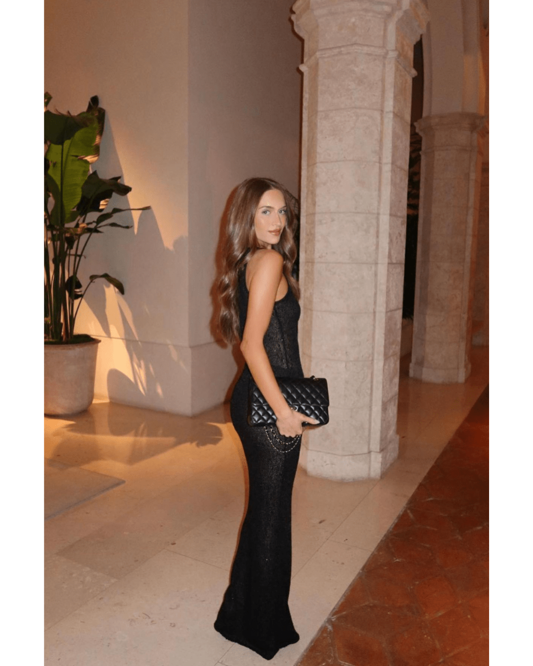 SOERA Zenaya Sequined Sheer Maxi Dress - Dress -  Black S