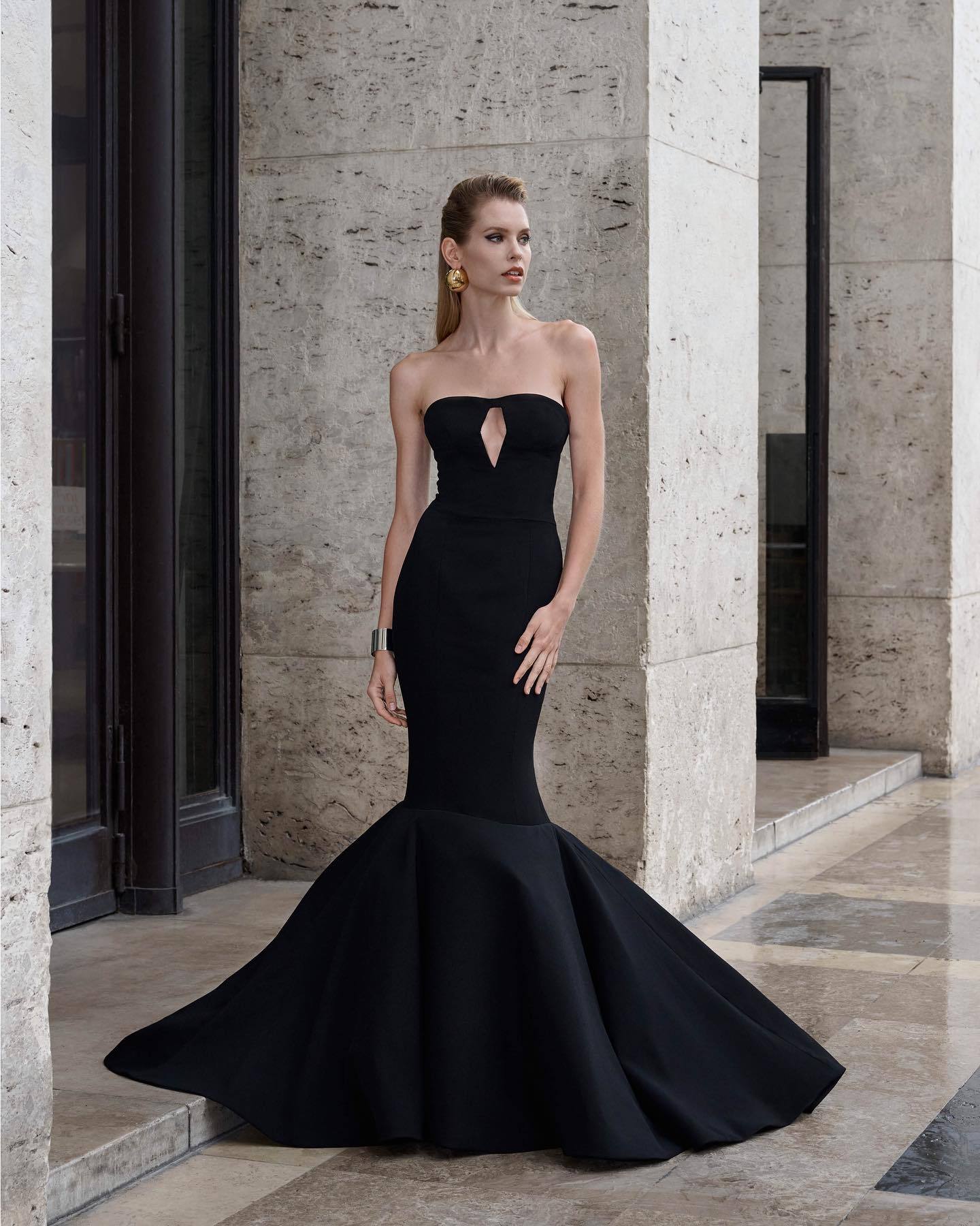 SOERA Anika Strapless Mermaid Maxi Dress - Dresses -  Black XS