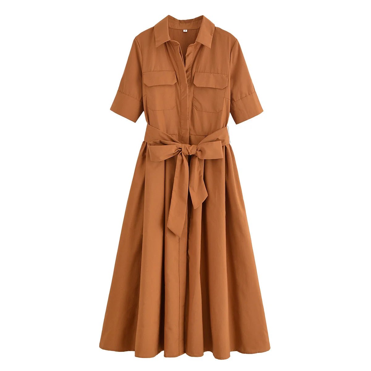 SOERA Ariane Belted Shirt Midi Dress - Dresses -  Pink XS