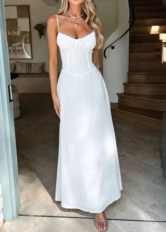 SOERA Bianca Corset Bodice Maxi Dress - Dresses -  Yellow S
