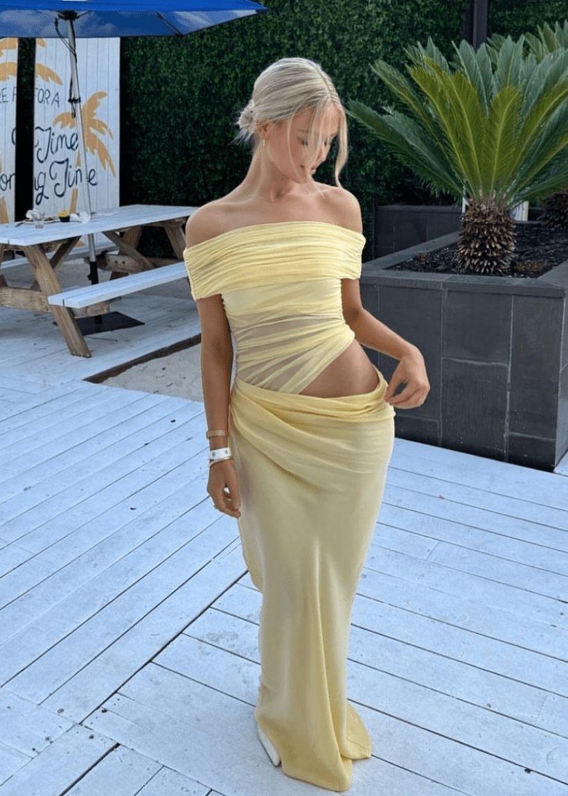 SOERA Jessa Offshoulder Mesh Maxi Dress - Dresses - eh1776061224040135756 XS