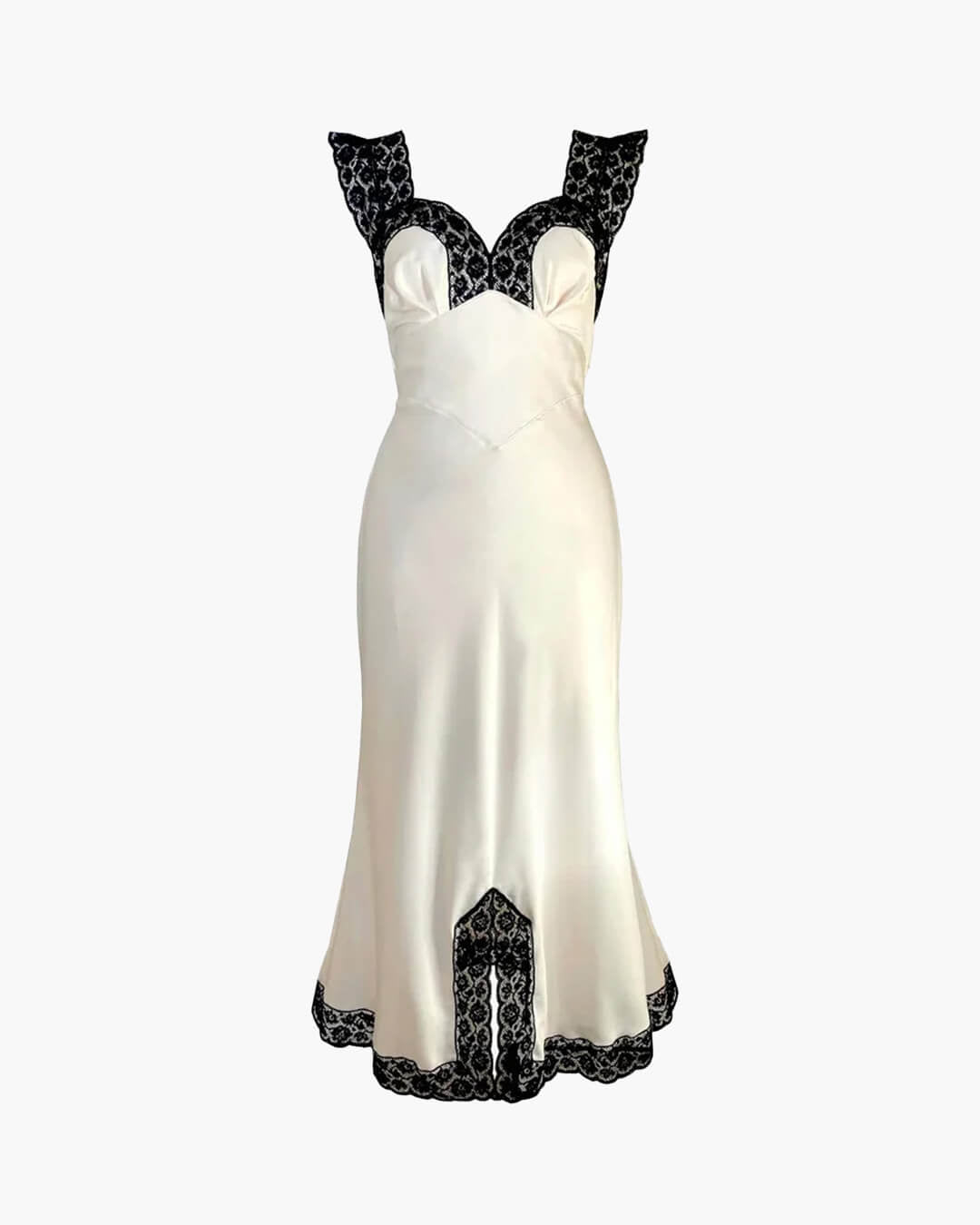 SOERA Piper Satin Lace Maxi Dress - Dresses - 1005009954790316-;Hm1774621553238043170 Black M