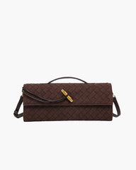 Borsa Bianca in finta pelle scamosciata