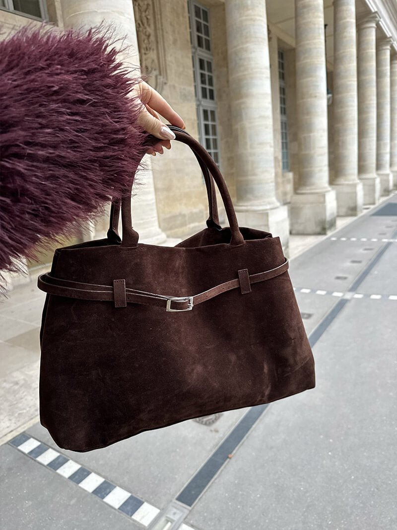 Borsa Dalila in finta pelle scamosciata