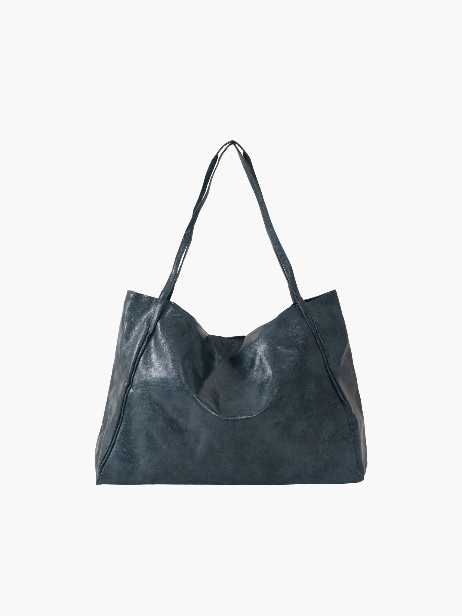SOERA Diane Shopper Bag - Handbags - Soera-Diane-Faux-Leather-Bag-Burgundy-Blue Blue Regular