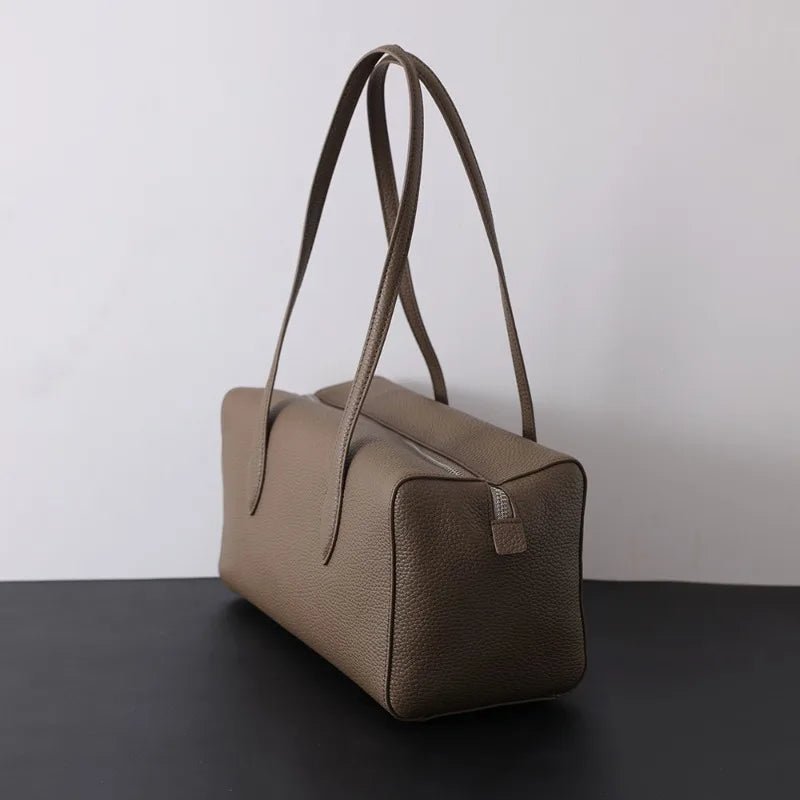 SOERA Elena Genuine Leather Tote Bag - Handbags -  Suede 30