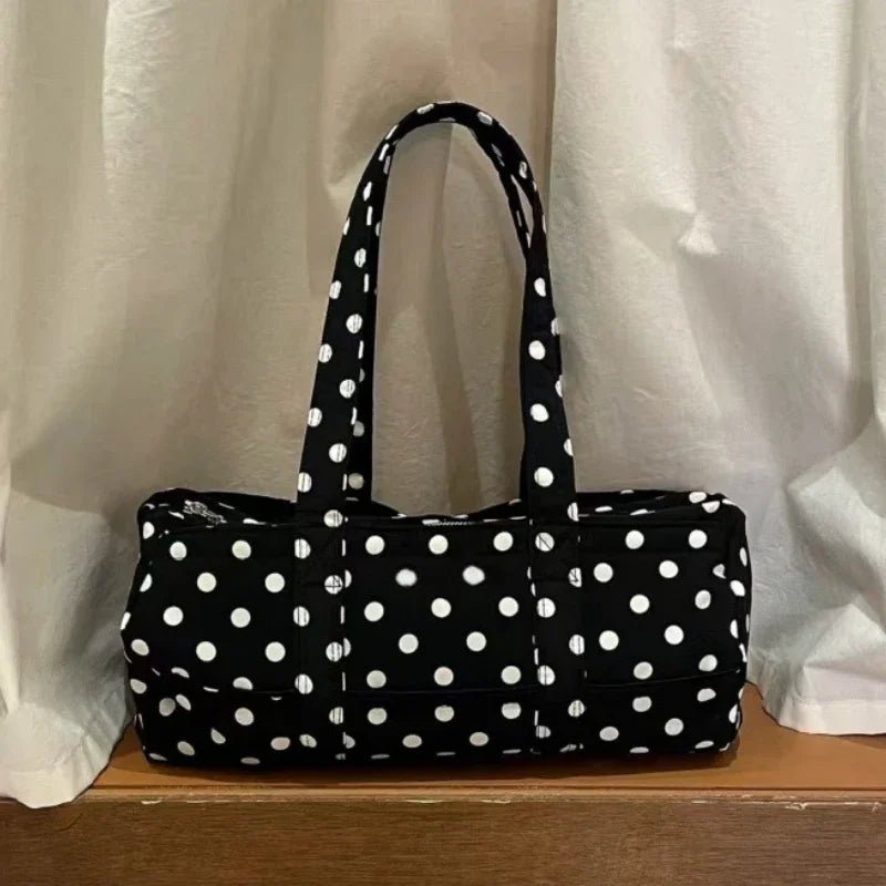 SOERA Kate Polka Dot Mini Duffle Bag - Handbags - 1005009570874235-;Ht1771494649181137977 Default