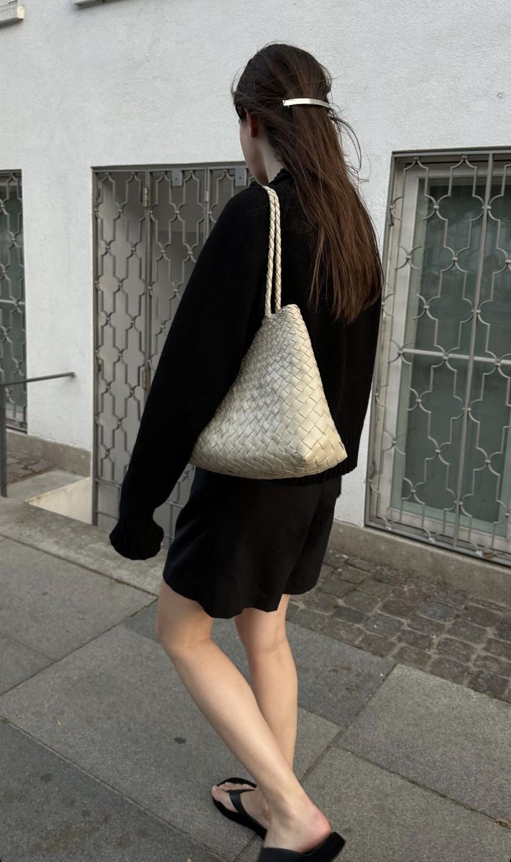 SOERA Marissa Vegan Leather Woven Bag Medium - Handbags - Soera-Marissa-Vegan-Leather-Woven-Bag-Medium-Handbag/Beige Beige Regular