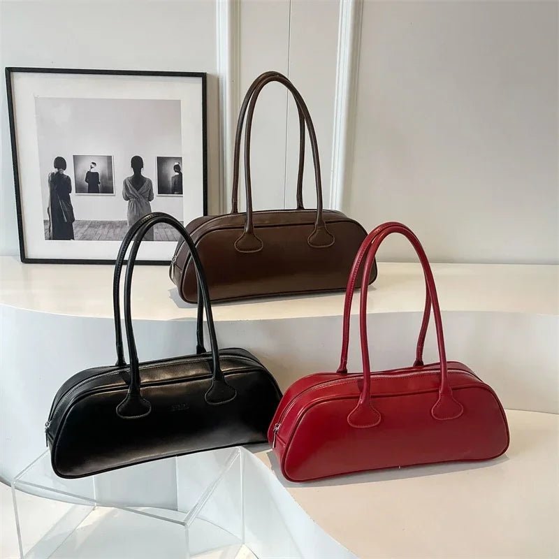 SOERA Sophia Long Handle Shoulder Bag - Handbags -  Brown