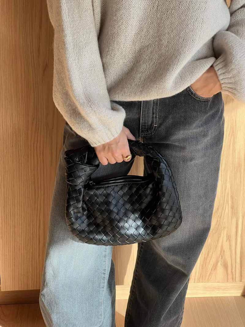 Borsa Mini Intrecciata