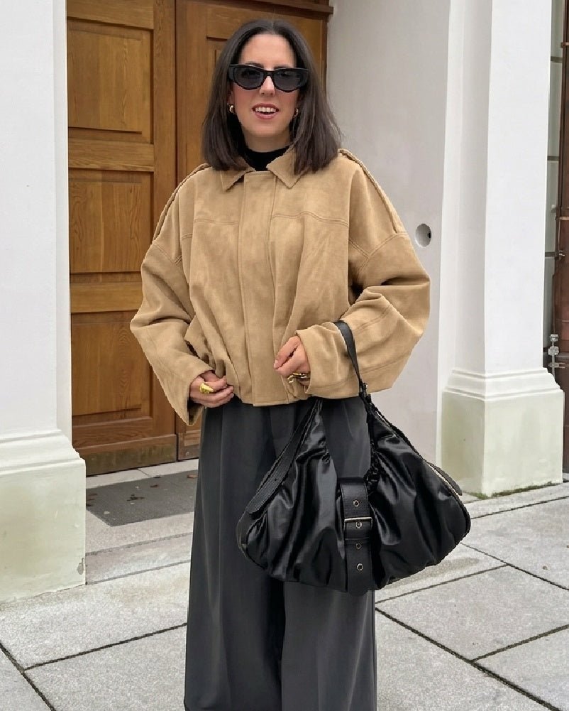 SOERA Ellie Suede Oversized Zip Jacket - Jacket - SOERA-582083-DEF-OS-53828 M