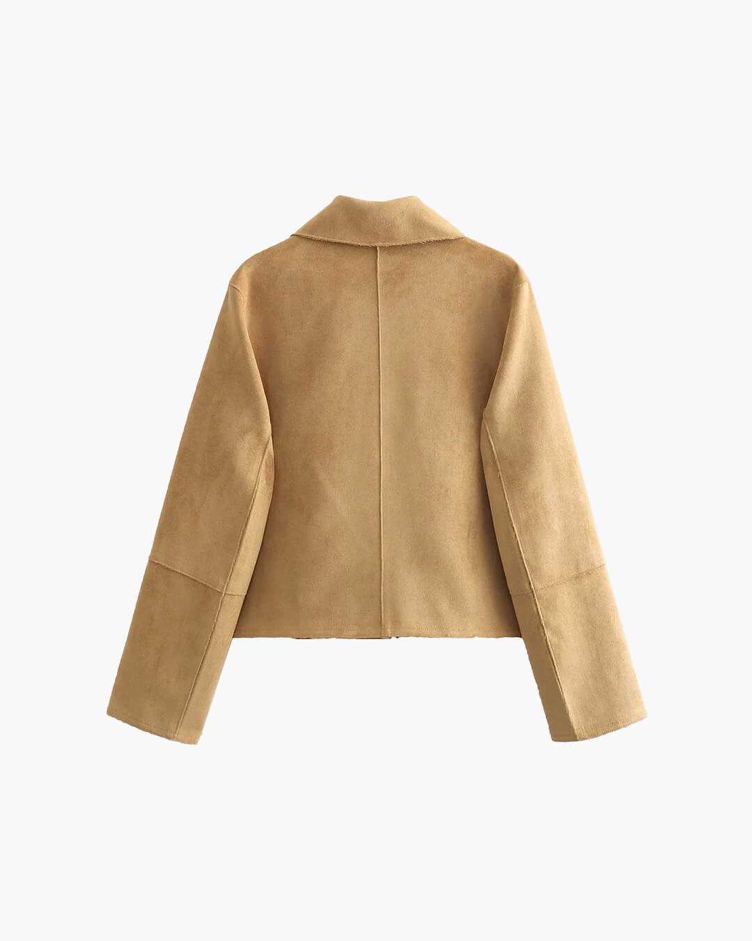 SOERA Jane Faux Suede Cropped Jacket - Jacket - SOERA-913731-KHA-L-30979 L