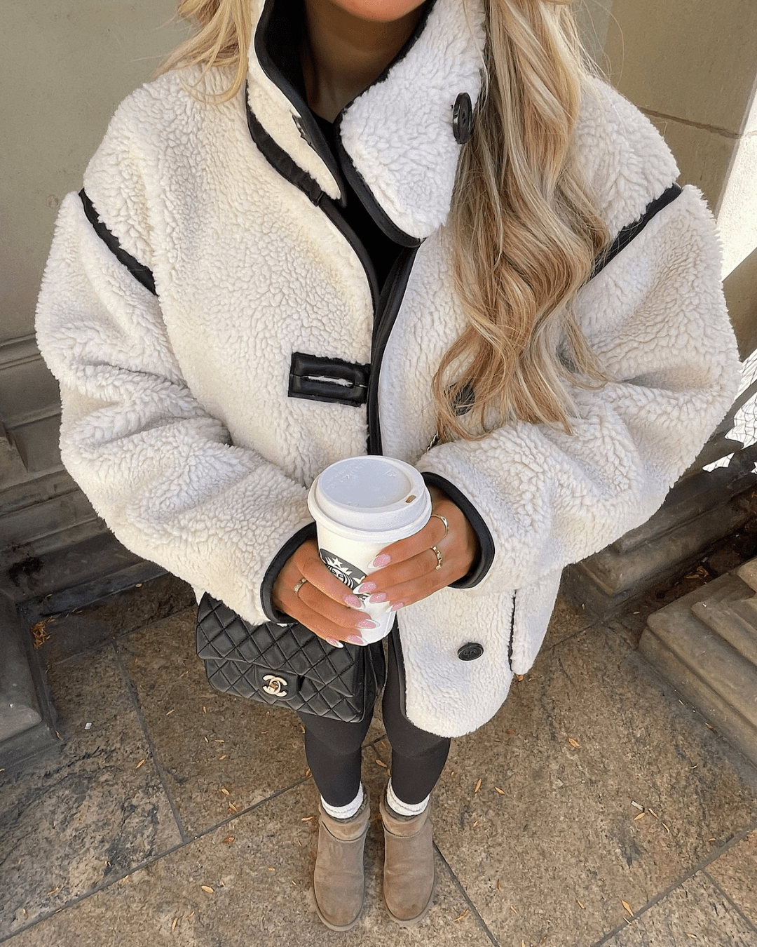 SOERA Adela Funnel Neck Sherpa Jacket - Jackets - hm1765197968549870661 S