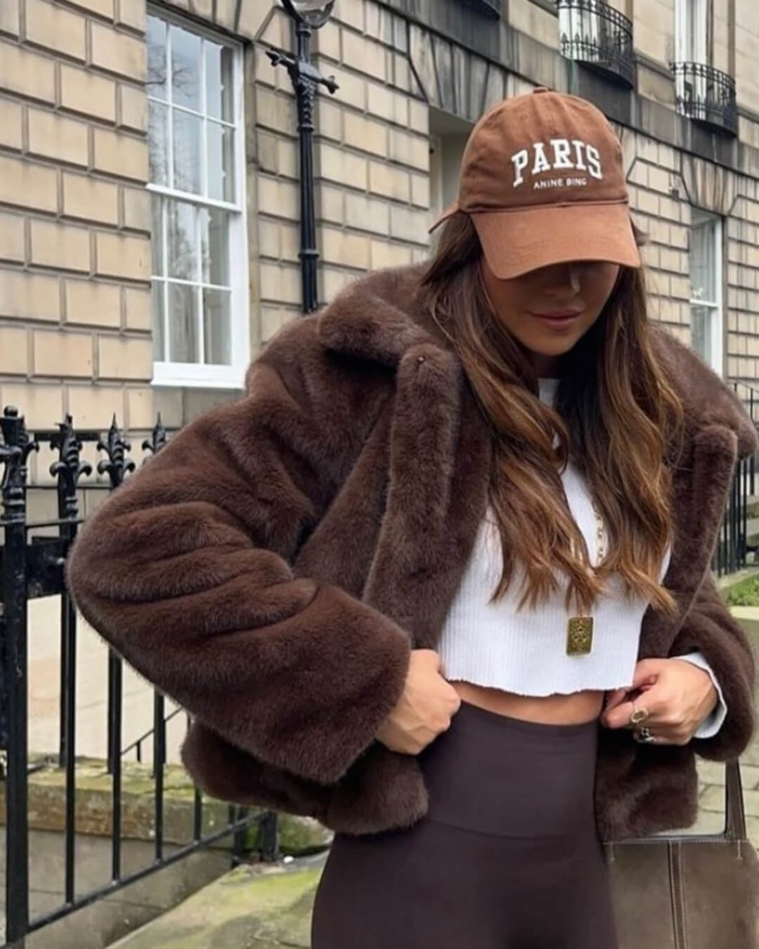 SOERA Alexandra Faux Fur Jacket - Jackets - LI1760504685431109474 Brown M