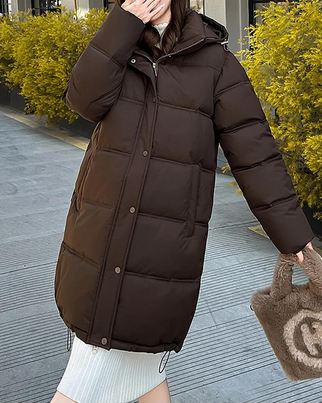 SOERA Carlyn Hooded Parka Jacket - Jackets -  Dark Brown S