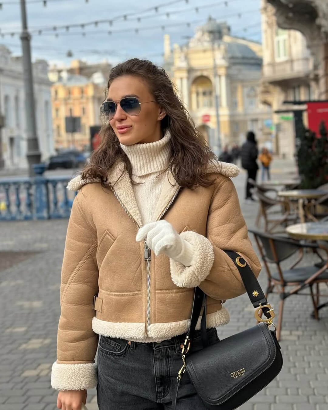 SOERA Cindy Suede Faux Fur Jacket - Jackets - gi1764442362184614101 M