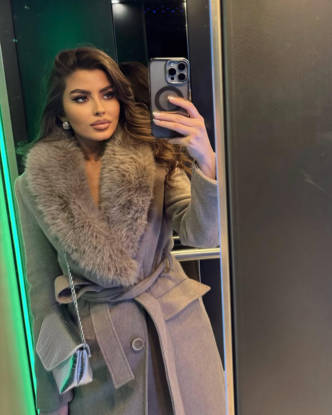 SOERA Faye Faux Fur Collar Maxi Coat - Jackets - 1005008156822535-;dE1764102180810518310 Beige XS