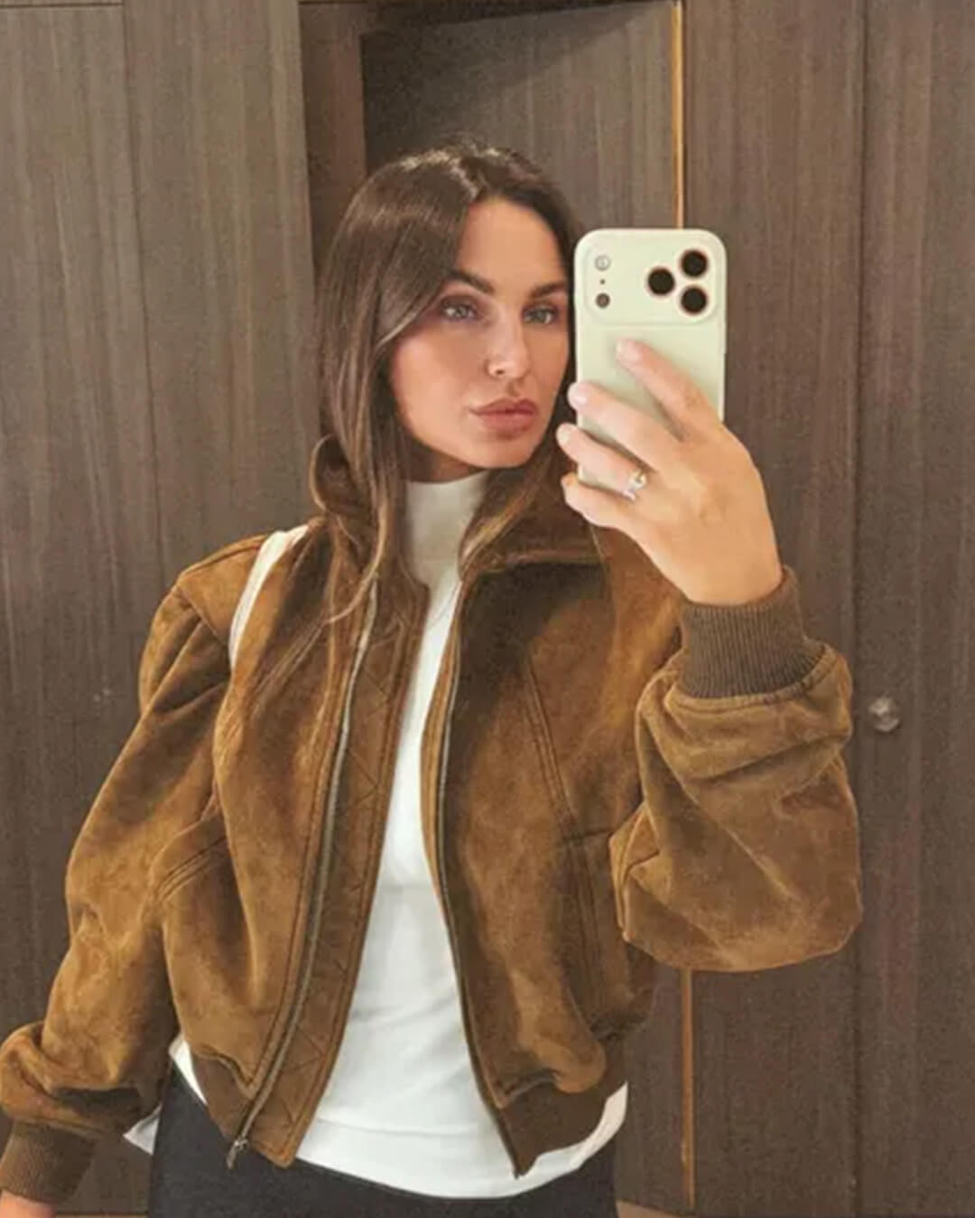 SOERA Heather faux Suede Jacket - Jackets - 1005011678966374-;GL1770793334302657688 L