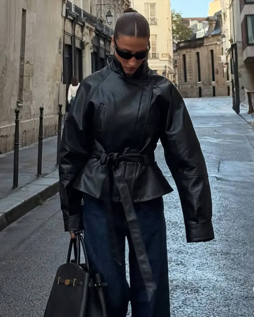 SOERA Maggie Faux Leather Motorcycle Jacket - Jackets - 1005010376469272-;ep1775244633482104269 Black S