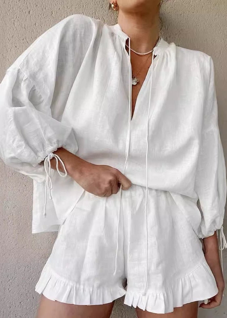Emilia set lounge in cotone