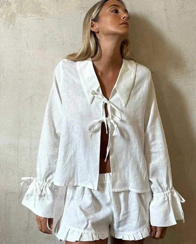 Adina Set due pezzi in cotone alla moda