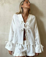 Adina Set due pezzi in cotone alla moda