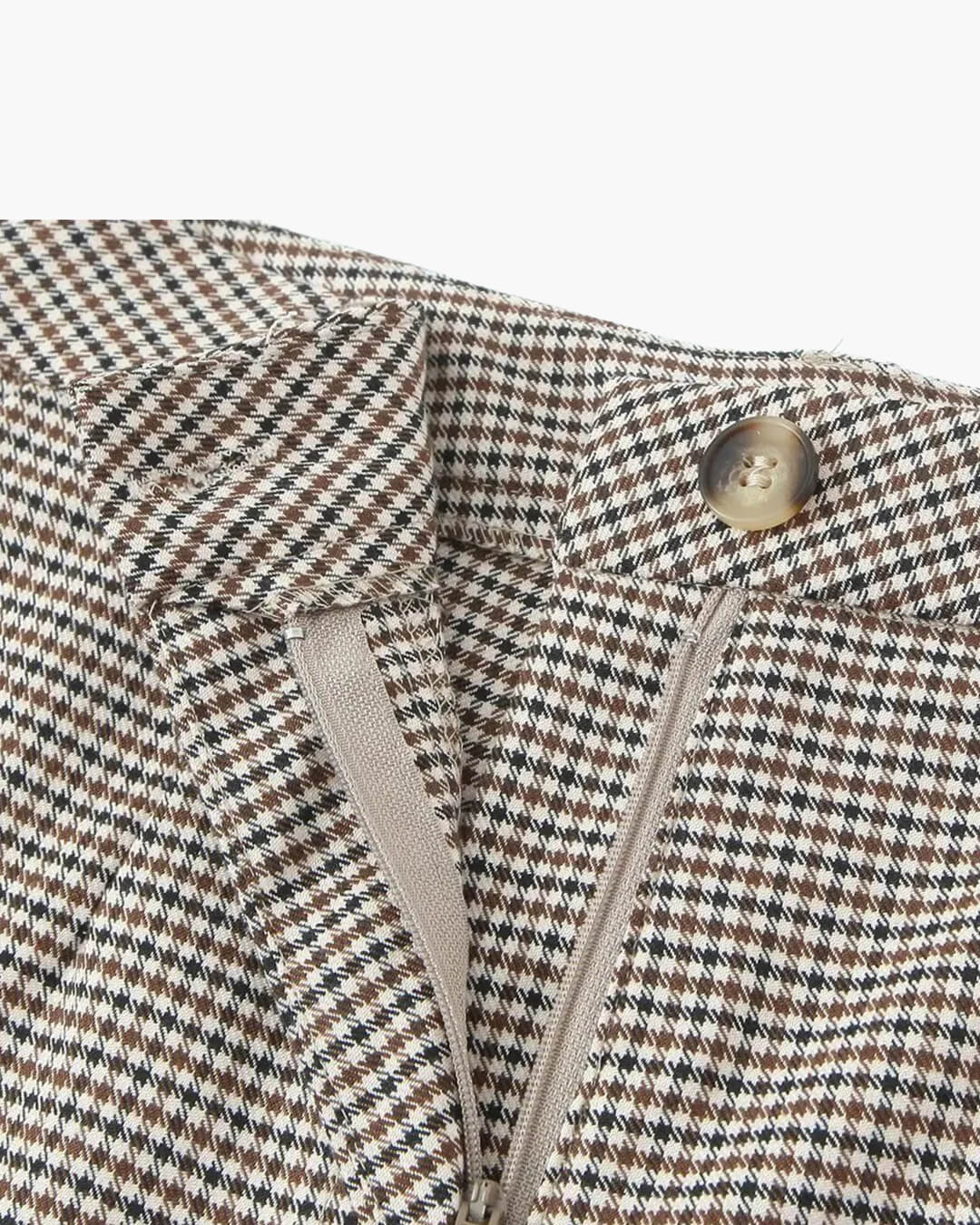 SOERA Lucy Houndstooth Belted Shorts Suit - Matching Sets - 1005010106269418-;UW1770303445138348552 Blazer L