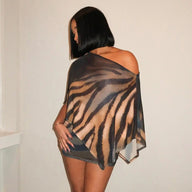 Completo due pezzi Mariana stampa zebra