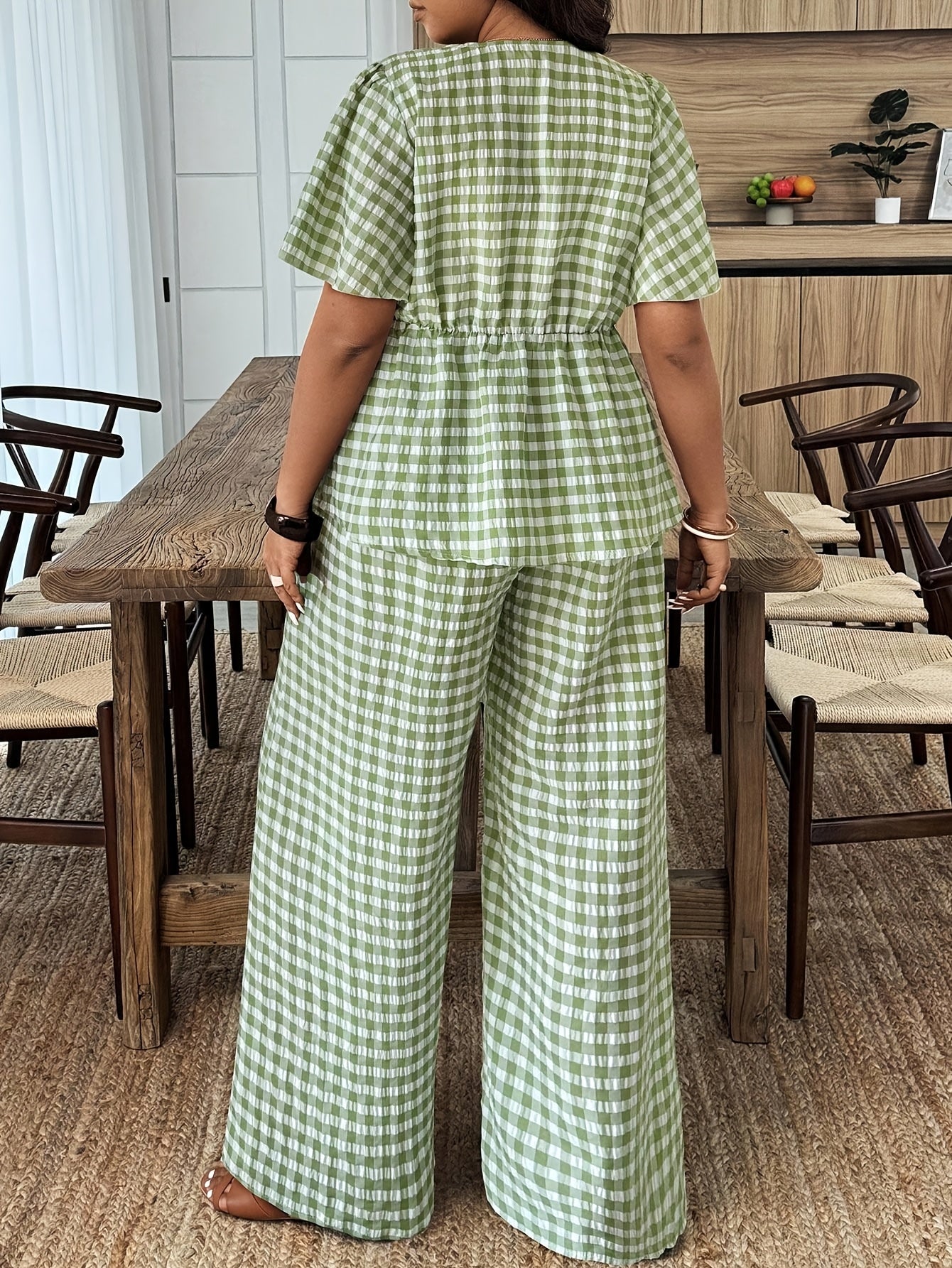 SOERA Roselyn Summer Plaid Set - Matching Sets - SOERA-219203-VER-XS-93251 XS