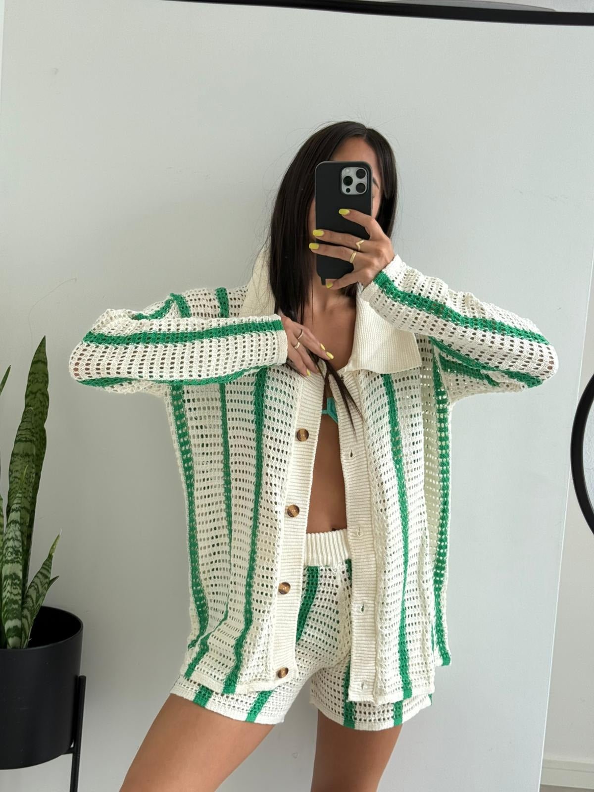 SOERA Vera Striped Crochet Two-Piece Set - Set - SOERA-544003-XL-OS-48227 XL