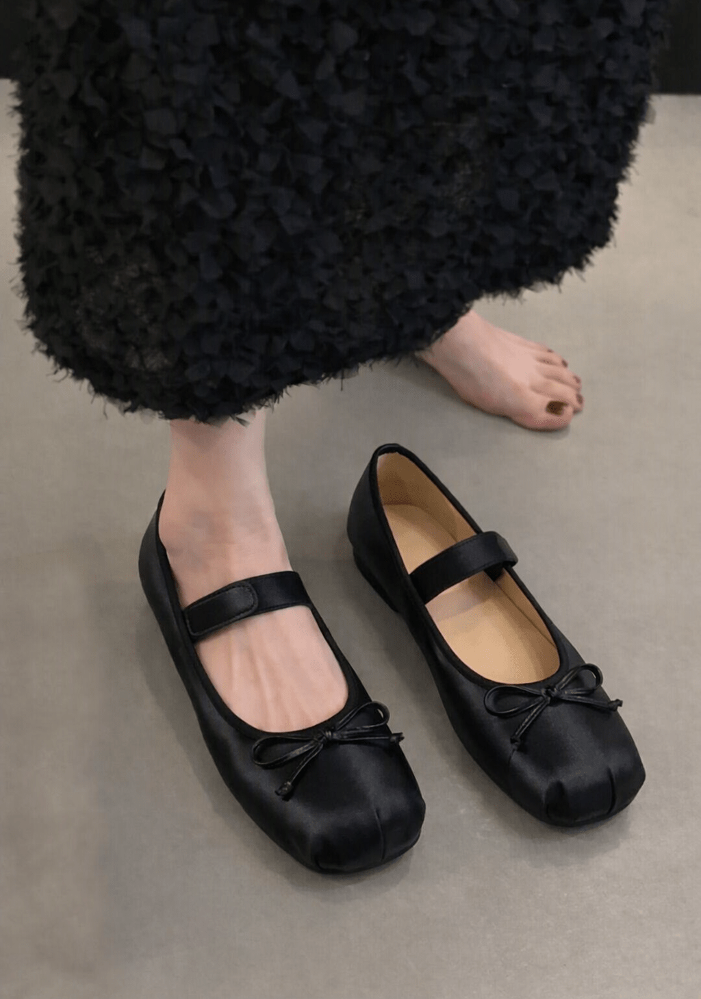 SOERA Angela Bowtie Ballet Flats - Shoes - 1005006308783003-;CW1772045931427865688 36