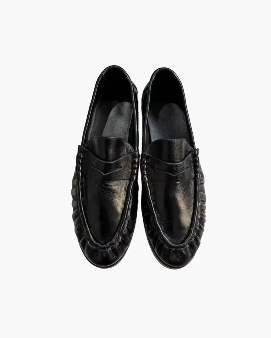 SOERA Fiona Faux Leather Slip - On Loafers - Shoes - 1005011685049685-;QG1775031591840155235 Black 35