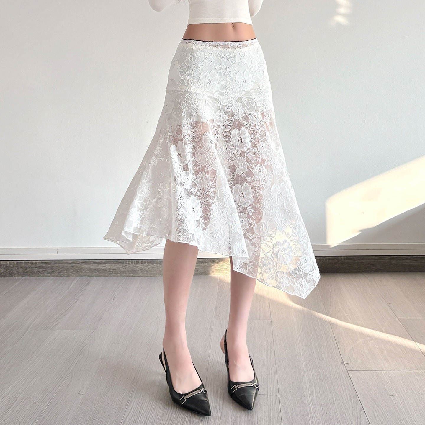 SOERA Sabrina Paisley Lace Midi Skirt - Skirt - SOERA-570755-DEF-OS-98787 S