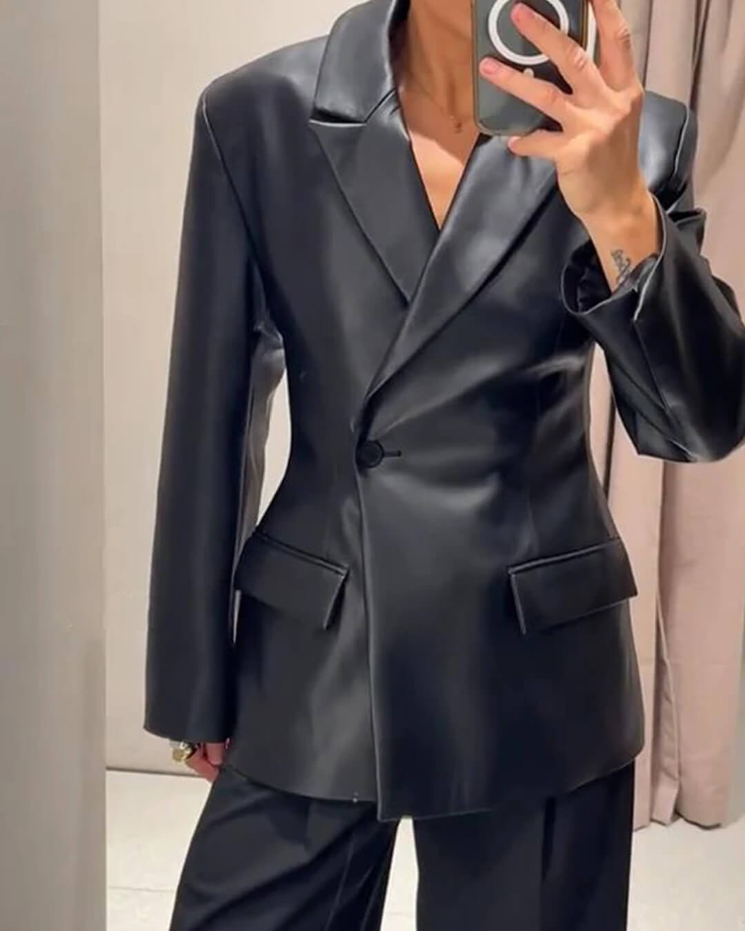 Abito Blazer in Ecopelle Stella