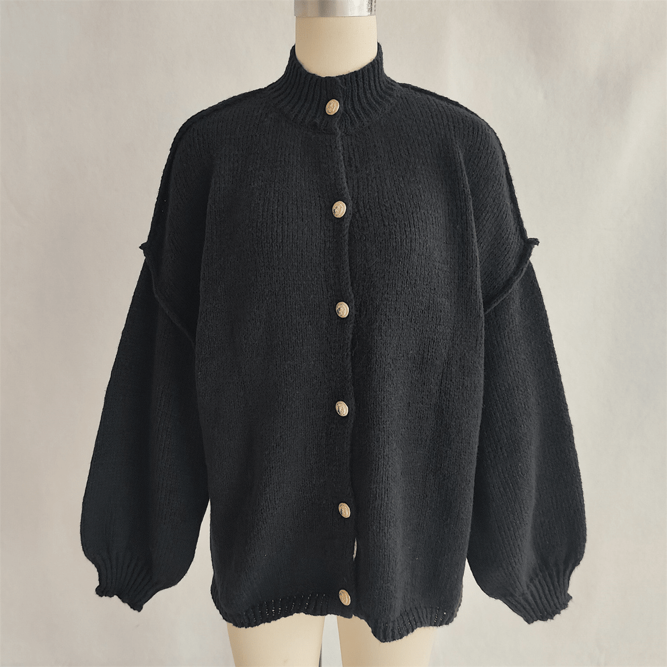 SOERA Greta Long Cardigan - Sweaters & Cardigans - ti1758162480456725953 Khaki S