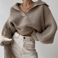 Maglione lavorato a maglia oversize Kath